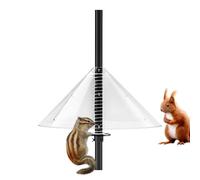Déflecteur Anti-écureuils pour mât de mangeoire | Protection de mangeoire à Oiseaux | Pare-écureuils | pour Amoureux de la Nature, Jardiniers, Jardin, Terrasse, Balcon, Parc, École, Arbre,