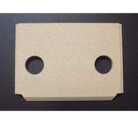 Déflecteur B pour poêles à cheminée Alosa Lido II de GKT - vermiculite - dimensions d'encastrement parfaitement adaptées
