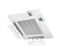 Déflecteur d'air de plafond à clipser pour aérations centrales AC, installation sans outil, redirige le flux pour éviter les courants d'air dans les bureaux et les maisons, blanc