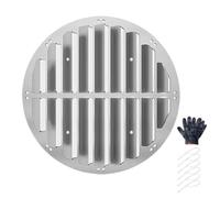 Déflecteur d'air pour climatiseur Avec Gants Sans Perçage Couvercle Rond en | Déflecteur de Vent pour Sortie d'Unité Extérieure Pour compresseur maison appartement jardin