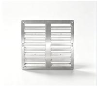 Déflecteur d'air pour unité extérieure AC, déflecteur de volet en acier inoxydable, flux d'air direct sans perçage pour une chaleur efficace (B)