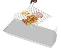 Déflecteur de chaleur en acier inoxydable très résistant | Diffuseur de chaleur pièce de rechange pour camping, jardin, jardin, barbecue, homme et femme