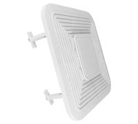 Déflecteur de Climatisation de Plafond Blanc pour Bureau, Plastique | Grille de Sortie et Bouche au Plafond, Réduit L’air Direct, Installation Simple, Look Propre