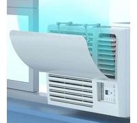 Déflecteur de climatisation, déflecteur d'air AC, redirecteur de ventilation pour unités de fenêtre à battant, guide de débit réglable en PVC, facile à installer, 53 x 27 cm