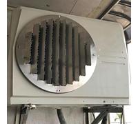 Déflecteur de climatiseur 14 Pouces, Couvercle Rond pour unité de climatisation de 14 à 21 Pouces, Pare-Vent, Guide d'air extérieur pour Un Refroidissement et Un Confort efficaces