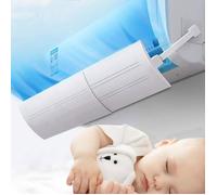 Déflecteur de climatiseur, déflecteur d'air froid rétractable, ventilateur anti-direct mural pour chambre à coucher