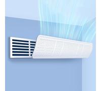 Déflecteur de Pare-brise de Climatiseur Déflecteur de Climatisation Centrale au Plafond Déflecteur Climatisation, Anti-condensation, Empêche le Soufflage Direct ( Color : Side-mounted , Size : 105*18c