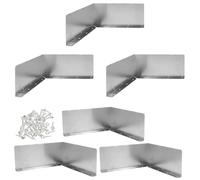 Déflecteur de Pluie de Toit Protège-gouttière en Aluminium Argenté | Limite le Débordement, Protège la Maison Mur Extérieur, Installation Simple, Garde le Conduit Propre