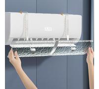 Déflecteur de vent de climatiseur, déflecteur de vent de climatiseur mural anti-soufflage direct, déflecteur d'échappement universel pliable for climatiseur, produit un flux d'air doux