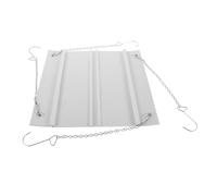 Déflecteur Réglable Carré pour Climatisation, Guide de Flux D’air, Blanc | Débit D’air du Climatiseur Optimisé, Guide Aérien pour Sorties au Plafond, Déflecteur de Flux D’air pour Fête