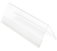 Deflecto 48701 Porte-nom chevalet Classic Image® (L x l x H) 80 x 210 x 70 mm 12 pc(s)