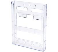 Deflecto 772001 Porte-brochures transparent DIN A4 vertical Nombre de compartiments 1 1 pc(s) (l x H x P) 228 x 285 x 50 mm