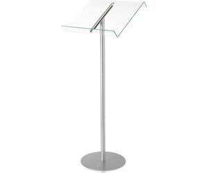 deflecto 79166 Pupitre deflecto, transparent/argent