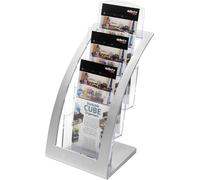 Deflecto Contemporary 693604 Porte-brochures noir, transparent 1/3 DIN A4 N/A 1 pc(s) (l x H x P) 174 x 350 x 155 mm