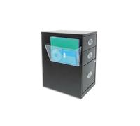 Deflecto Corbeille Murale Magnetique A4 Transparente