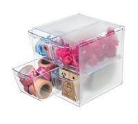Deflecto Cube X-Divider - Parent 4 tiroirs claire