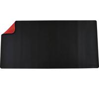 Sous-main, 1.200 x 600 mm, noir/rouge