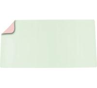 Deflecto DM12060PG Sous-main vert, rose (l x H) 1200 mm x 600 mm