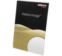 Deflecto Porte affiche transparent pour documents A4 portrait incliné Transparent G