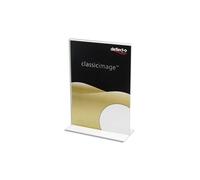 Deflecto Porte Affiche Transparent Pour Documents A5 Portrait Droit