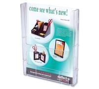 Deflecto Porte Brochure Vertical Lit Loc Vertical A4 Montage Mural