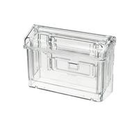 Deflecto Porte-cartes de visite (Transparent, Lot de 1 (Outdoor Business Card Holder))