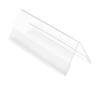 Deflect-o Porte-signe de séminaire 48601 forme de tente transparent Format A4