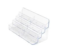 Deflecto Réf 70801 Porte-cartes de visite 8 compartiments Transparent (Import Royaume Uni)