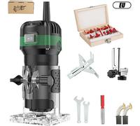 Défonceuse à bois - Défonceuse/affleureuse - 800 W - 6 vitesses - 33 000 tr/min - Pour le bois, le fraisage et la gravure - Advanced