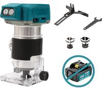 Défonceuse à bois, sans fil, moteur sans balais, sans batterie