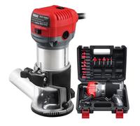 Défonceuse affleureuse - TEENO - 800W - Moteur cuivre - 13 000-33 000 tr/min - Pince 8 mm, 15 fraises