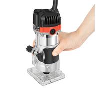 Défonceuse électrique 800 W 30 000 tr/min Défonceuse manuelle pour travail du bois avec mallette de transport