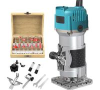 Défonceuse électrique - Défonceuse de chants/défonceuse - 800 W - 30 000 tr/min - Fraisage et gravure - À main levée - Prise UE