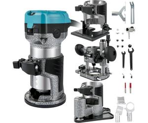 Défonceuse électrique - VEVOR - VV-4B-220 V - 710W - 4 bases - Vitesse variable 13000-33000 tr/min