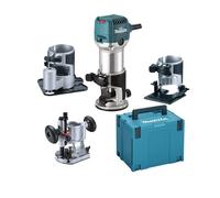 Makita Affleureuse-défonceuse RT0702CX3J (4 en 1) 6 mm 710 W - Makpac
