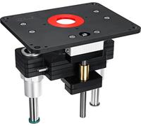 Défonceuse-lift - Kit 107 - Charge lourde - Plaque d'insertion en aluminium - Pour table de fraisage - Kit combiné - Avec valise - Or