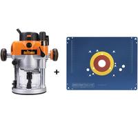 Défonceuse Triton 2400W et plaque d'insertion sauter ELP1.0