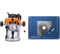 Défonceuse Triton 2400W et plaque d'insertion sauter ELP2.0