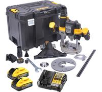Défonceuse XR 18V Brushless - DEWALT - avec 2 batteries 18V 5.0Ah - chargeur - TSTAK - DCW620H2-QW