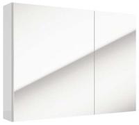 Defra Salsa armoire 80x15x60 cm avec miroir blanc 242-E-08001