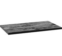 Defra Uni plan de travail suspendu 140x46 cm noir 125-F-14003