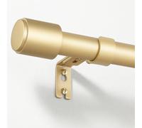 DEFYNEE Tringle à Rideaux Doré, Ø 25mm, 81-218cm, Barre Extensible