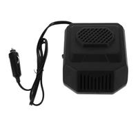 Dégivreur de Vitre Portable 12v pour Véhicule Chauffant Noir | Chauffage Rapide, Désembuage et Dégivrage Efficaces, PP et Métal, pour Vitres de Véhicule