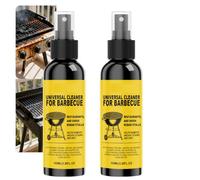 Dégraissant pour barbecue pour grilles grasses et brochettes, brume de nettoyage pour four de cuisine pour résidus brûlés, nettoyant universel pour barbecue pour nettoyer les grilles grasses (2PCS)