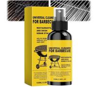 Dégraissant puissant pour barbecue, idéal pour les aliments brûlés et les graisses tenaces. Nettoyant anti-taches d'huile de cuisine. Spray nettoyant antiadhésif pour grils. Nettoyant (1pcs)