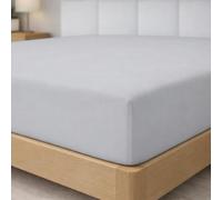 Degrees Home Collection - Drap-Housse 105x190 cm en Microfibre Douce - pour Matelas Jusqu’à 33 cm - Certifié Oeko-TEX - Gris