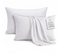 Degrees Home Lot de 2 Taies d'oreiller (80 x 45 cm) en Microfibre Extra Souple et Respirante, Housses de Coussin de Lit Anti-Plis, Linge de Lit