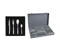 DEGRENNE 223498 Colis ECRIN Rouge 50 Pieces Monobloc Lame Scie, Acier Inoxydable, Argent, 57, 00 x 37, 00 x 9, 00 cm