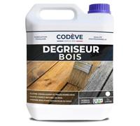 Degriseur Bois - Codeve Bois - 5L - Intérieur/extérieur - Pour Dégriser Un Bois Grisaillé, Noirci, Bruni Ou Taché Par L'humidité.