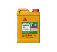 SIKA - Nettoyant dégriseur bois - Sikagard 104 - Tous types de bois - Toiture, façade, sol, mobilier de jardin, clôture, bardage - Ravive les couleurs du bois - Prêt à l'emploi - Pour 8 à 20m2-2L